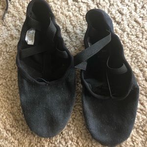 Canvas Split Sole Ballet shoes sz 4.5B